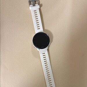 Garmin White and Black Smartwatch